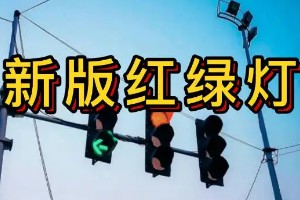新国标红绿灯信号灯图解 共有8个图解(8种应对措施)标志图片
