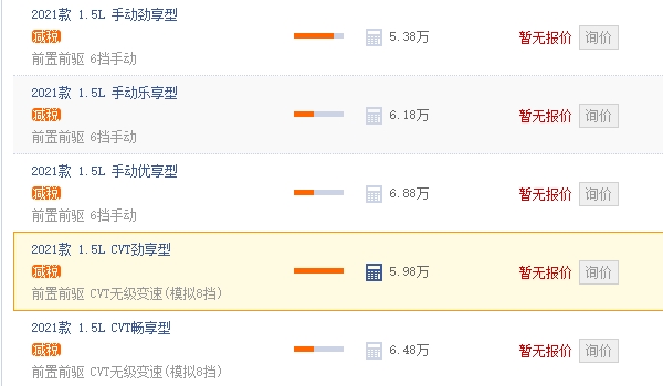 宝骏510自动挡新车多少钱 宝骏510自动挡新车5.98万元到8.08万元