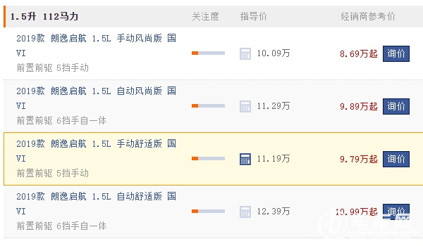 朗逸2022款报价及图片 朗逸没有2022款（在售车型10.09万起）